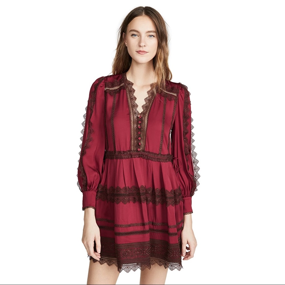 self portrait baby doll lace dress